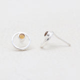 Moonstone Silver Studs Earrings