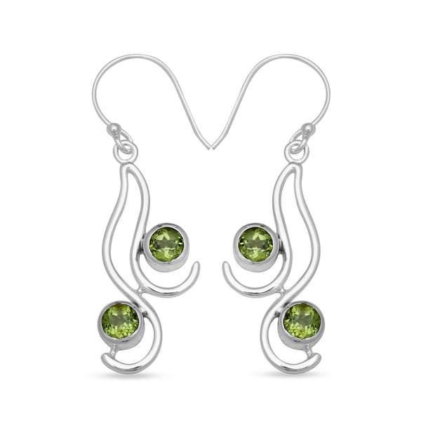 Mystic Quartz Silver Earring