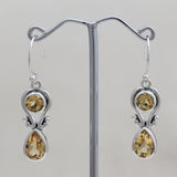 925 Starling Silver Crystal Earring