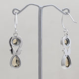 925 Starling Silver Crystal Earring