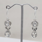 925 Starling Silver Crystal Earring