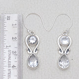 925 Starling Silver Crystal Earring