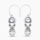925 Sterling Silver Crystal Earrings