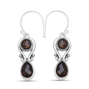 925 Sterling Silver Crystal Earrings