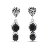 925 Silver Black Onyx Earring