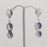 925 Silver Black Onyx Earring