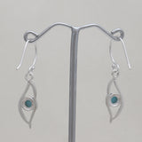 925 Silver Larimar Earring