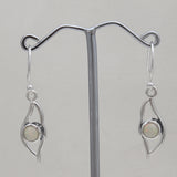 925 Silver Larimar Earring