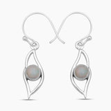 925 Silver Larimar Earrings