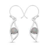 925 Silver Larimar Earring