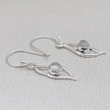 925 Silver Larimar Earring