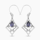 925 Sterling Silver Citrine Earrings