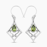 925 Sterling Silver Citrine Earrings