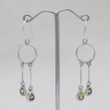925 Sterling Silver Peridot Jewelry Sets