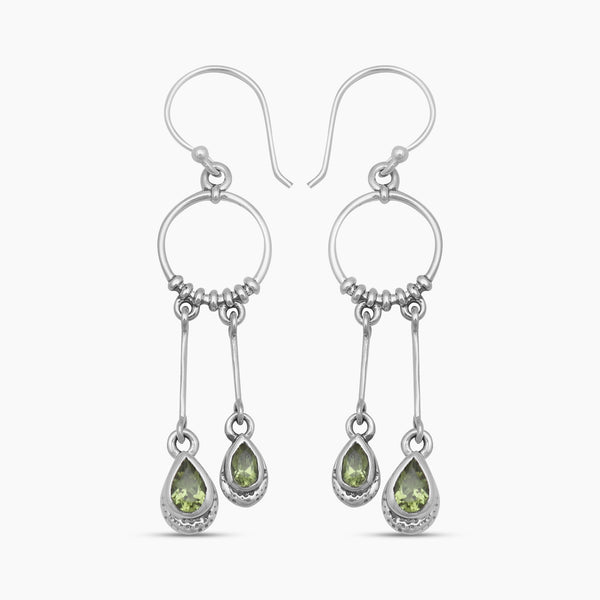 925 Sterling Silver Peridot Jewelry Sets