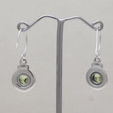 925 Starling Silver Peridot Earrings