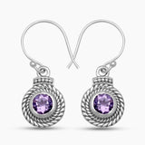 925 Sterling Silver Peridot Earrings