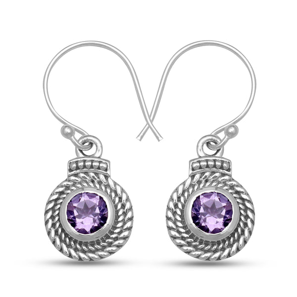 925 Sterling Silver Peridot Earrings