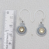 925 Starling Silver Peridot Earrings