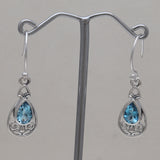 925 Starling Silver Iolite Earring