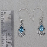 925 Starling Silver Iolite Earring