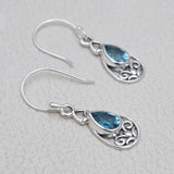 925 Starling Silver Iolite Earring