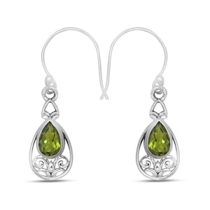 925 Sterling Silver Iolite Earrings