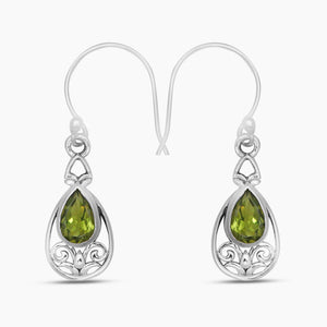 925 Sterling Silver Iolite Earrings