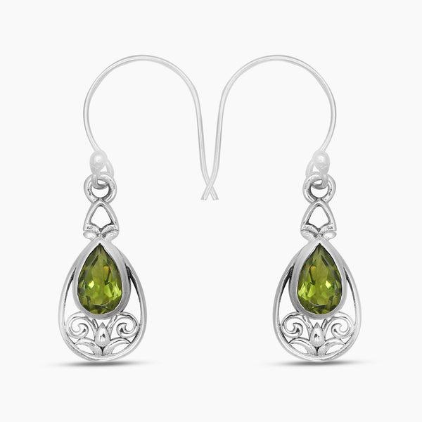 925 Sterling Silver Iolite Earrings