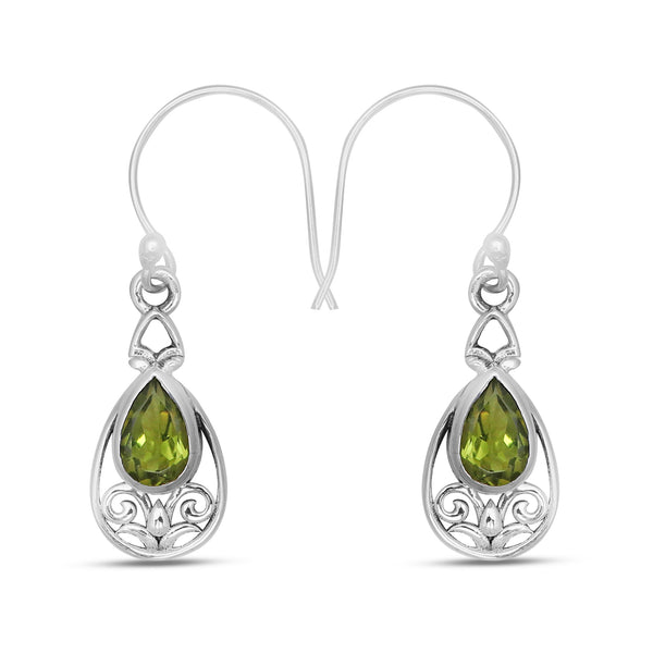 925 Sterling Silver Iolite Earrings