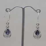 925 Starling Silver Iolite Earring