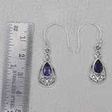 925 Starling Silver Iolite Earring