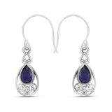 925 Starling Silver Iolite Earring