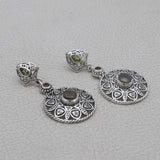 925 Sterling Silver Libyan Desert Glass Jewelry Set