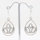925 Silver Herkimer Quartz Earrings