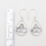 925 Silver Herkimer Quartz Earrings