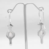 925 Silver Herkimer Quartz Earrings