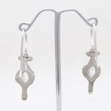925 Silver Herkimer Quartz Earrings