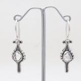 925 Silver Herkimer Quartz Earrings