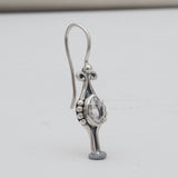 925 Silver Herkimer Quartz Earrings