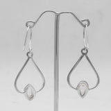 925 Silver Herkimer Quartz Earrings