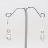925 Sterling Silver Herkimer Quartz Earrings