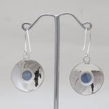 Kyanite Silver Designer Dangle Earrings