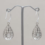 925 Starling Silver Ruby Earring