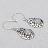 925 Starling Silver Ruby Earring