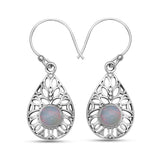 925 Starling Silver Ruby Earring