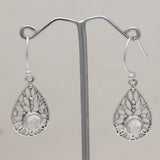 925 Starling Silver Ruby Earring