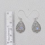 925 Starling Silver Ruby Earring