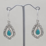 925 Silver Ruby Earring