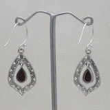 925 Silver Ruby Earring